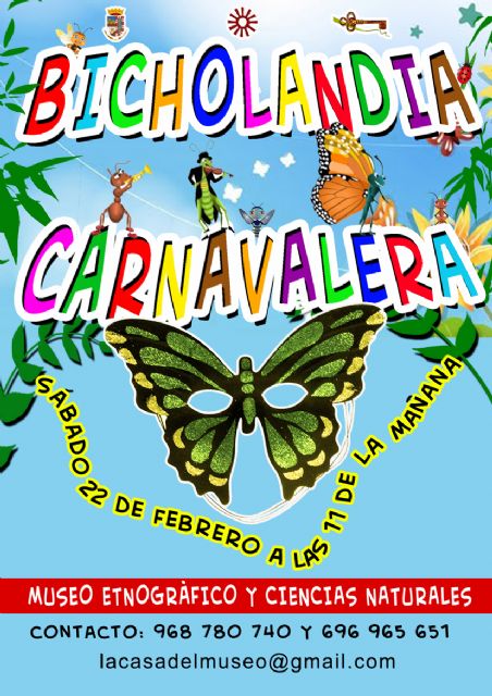 La 'Bicholandia Carnavalera' será la próxima actividad infantil del Museo Etnográfico