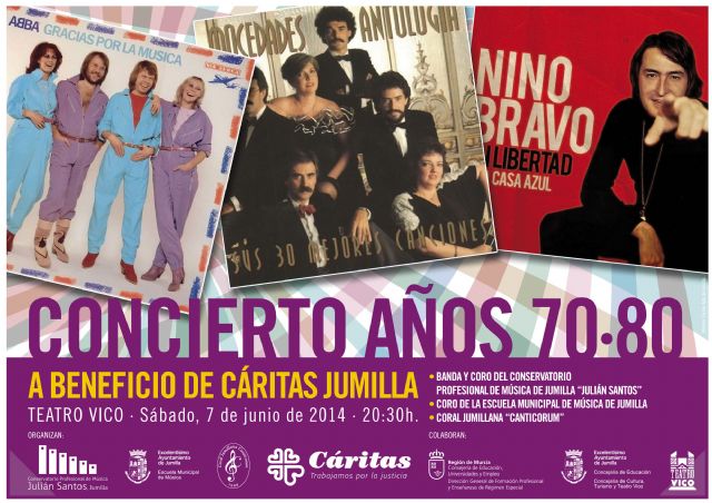 El Conservatorio Profesional de Música 'Julián Santos' finaliza el curso con un concierto a favor de Cáritas en el Teatro Vico