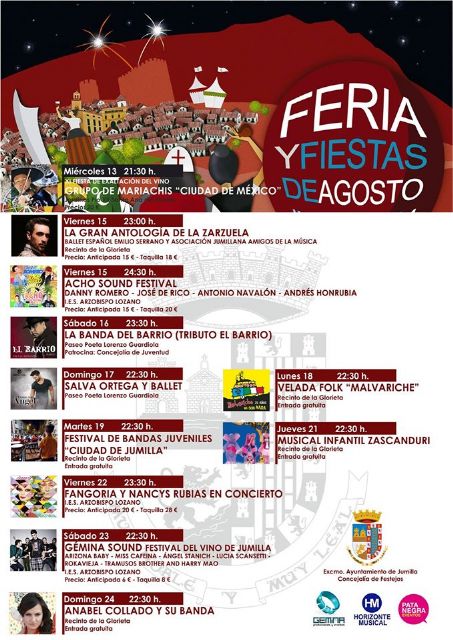 El concejal de Festejos presenta la programación de la Feria y Fiestas de Agosto 2014