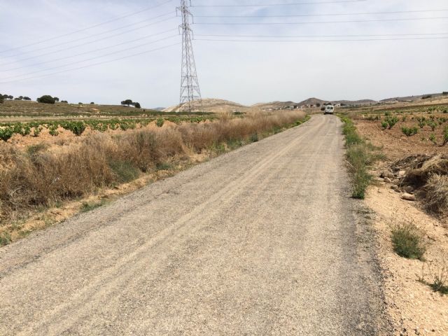 Agricultura acondiciona más de 80 kilómetros de caminos rurales asfaltados del término municipal