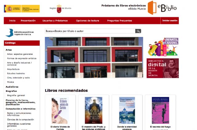 La Biblioteca Municipal de Jumilla ofrece libros digitales a todos sus usuarios