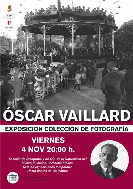 El viernes se inaugura una exposición de fotografías de Óscar Vaillard