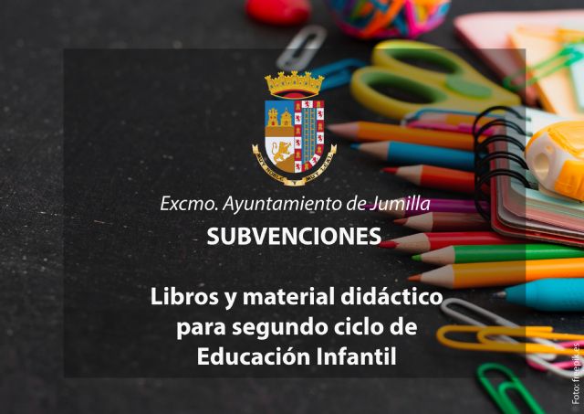 Mañana se abre el plazo para solicitar subvenciones para libros y material de 2º ciclo de Educación Infantil