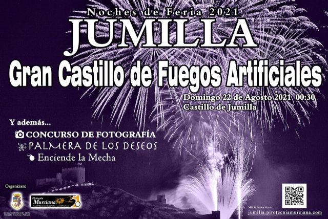 Las mejores fotos del Castillo de Fuegos Artificiales del próximo 22 de agosto tendrán premio
