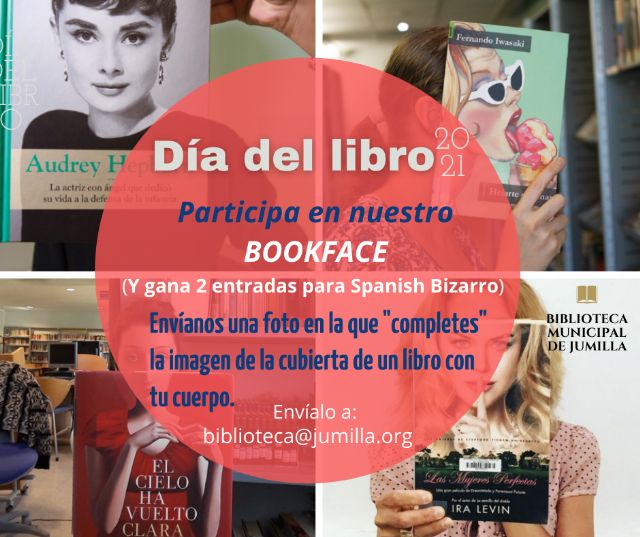 La Biblioteca Municipal propone un BookFace y el un 'Disparatario de cuentos' online para celebrar el Día del Libro