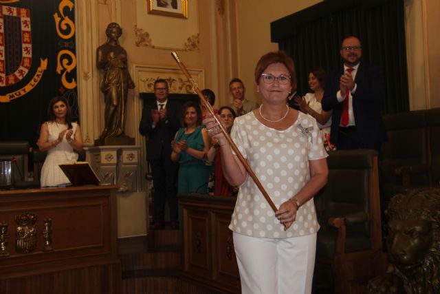 Juana Guardiola, nombrada alcaldesa de Jumilla para la legislatura 2019-23