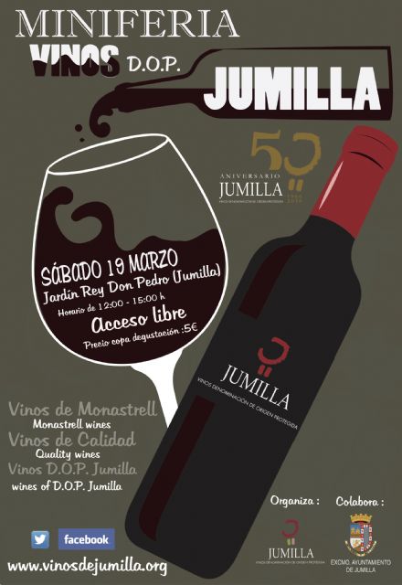 La Mini Feria del Vino reunirá este sábado los mejores vinos de Jumilla