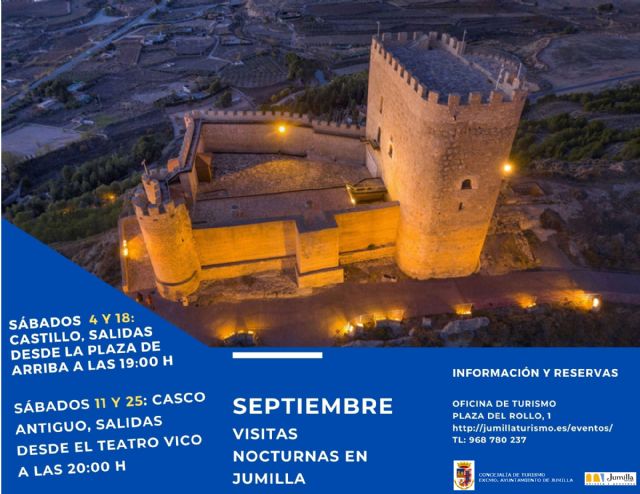 Turismo programa visitas guiadas nocturnas para los sábados del mes de septiembre