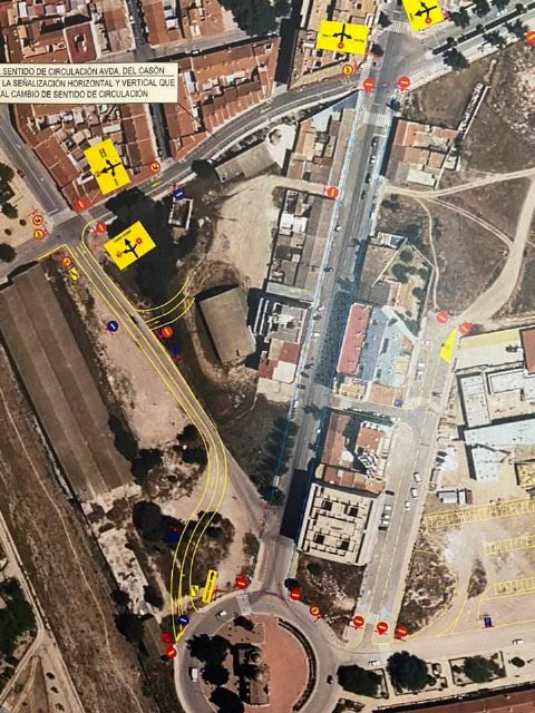 Nueva redistribución del tráfico con motivo de la última fase de las obras de avenida de la Asunción