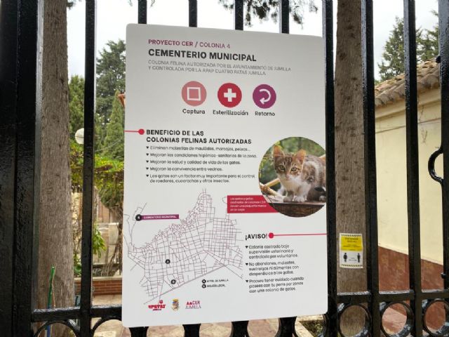 El Ayuntamiento señaliza las colonias felinas autorizadas en el municipio