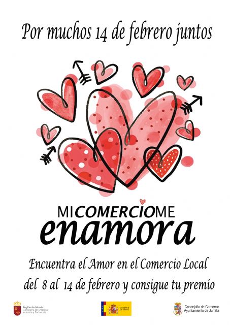 El Ayuntamiento premiará las compras en Jumilla del 8 al 14 de febrero a través de la campaña 'Mi comercio me enamora'